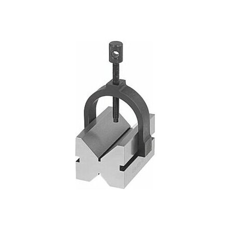 Holex Single Double V-Block with Clamp, LengthxWidth: 45X40mm 447100 45X40
